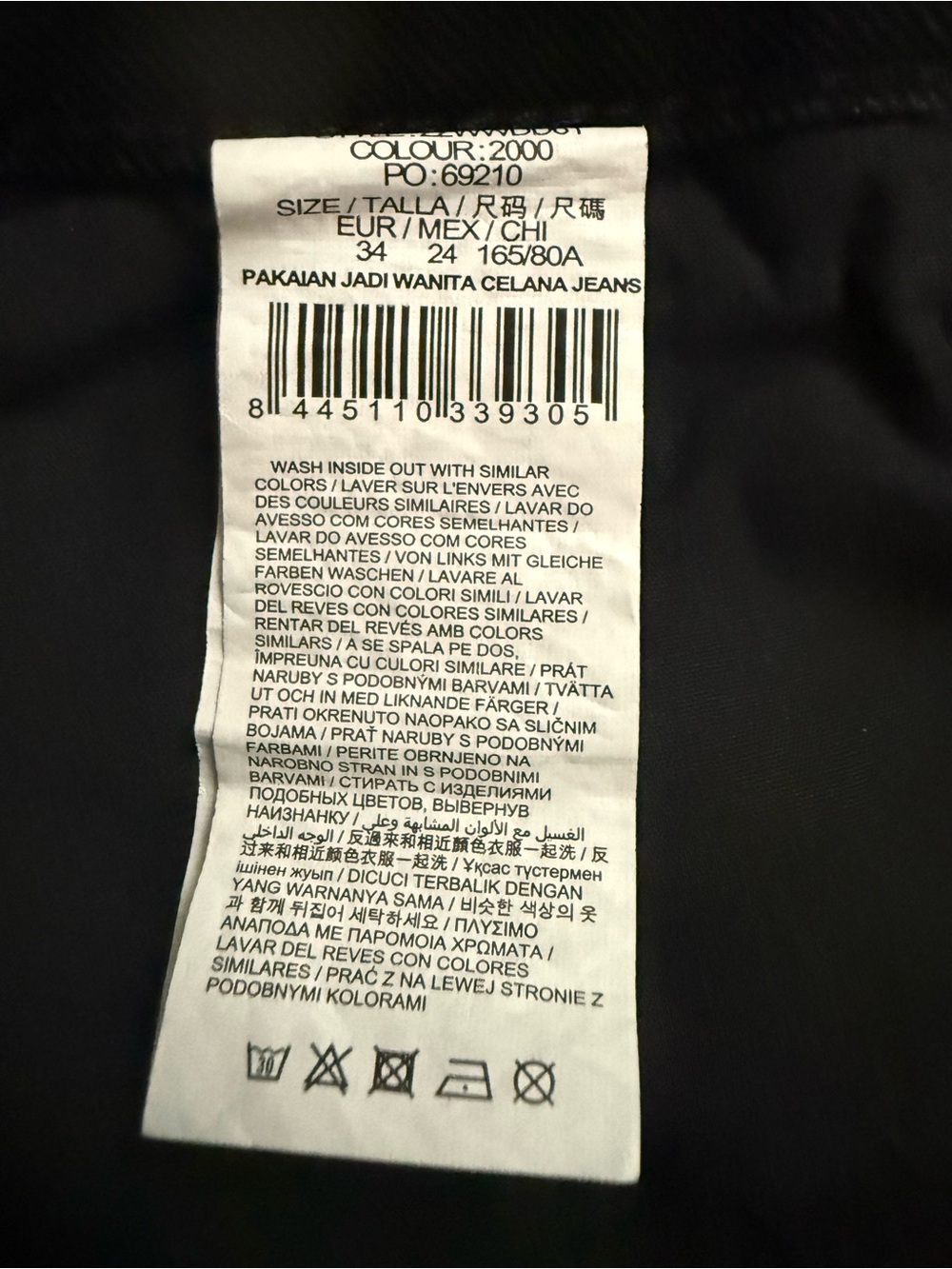 Desigual Black High-Rise Jeans with Mickey Graphic VINTAGE - Picture 6 of 8